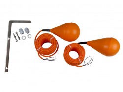 Set pravákových spínačov s upevnením 2x MS1 10 m - 62500013